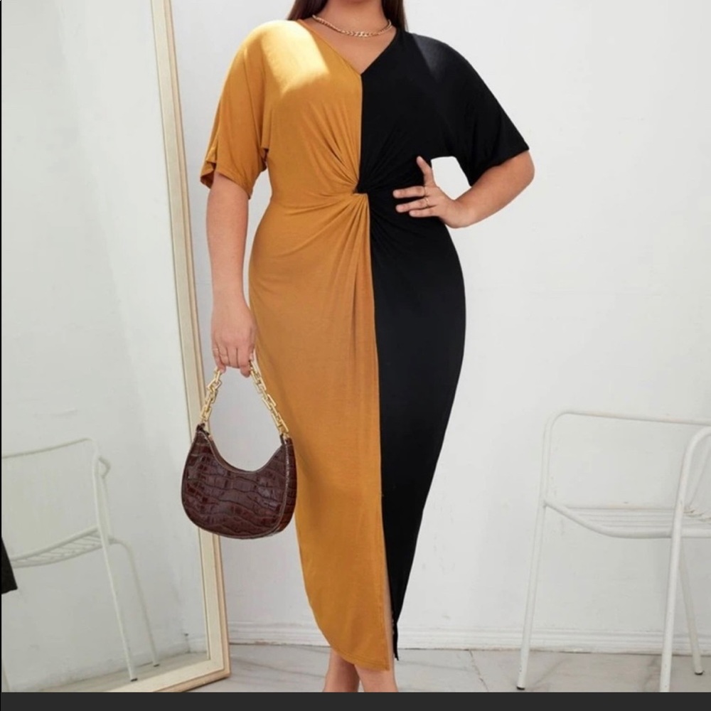 Two color dress Beautiful two color
